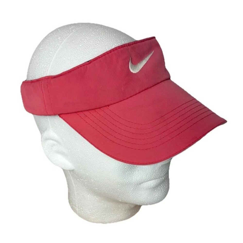 Nike Golf Visor Swoosh Logo Women’s Pink Adjustable OSFM